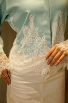 Two Tone Tailored Embroidered Jacket
