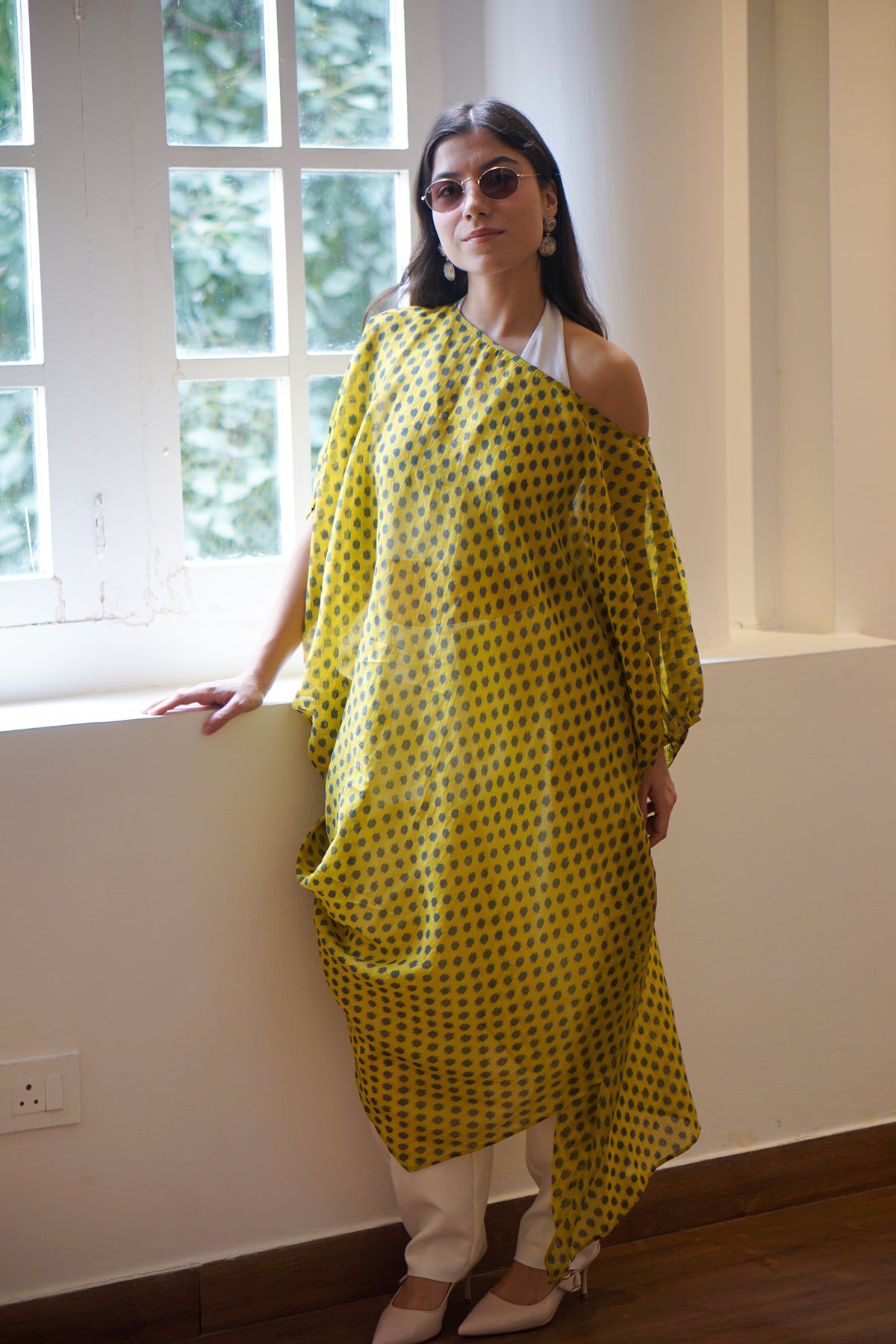 One Shoulder Drape