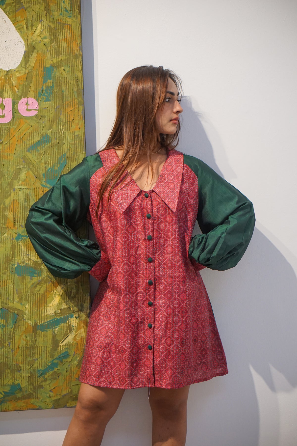Emerald Collared Tunic