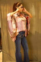 Modal Satin Tunic With Kaftan Sleeves